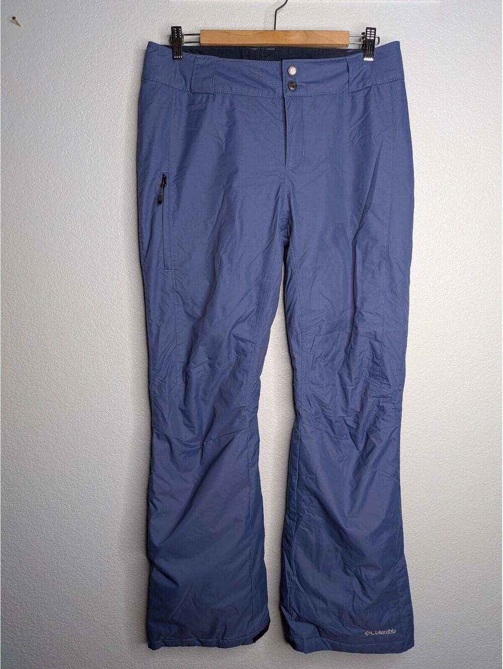 Columbia Omni-Tech Women’s Blue Insulated Waterproof Snow Pants Size M